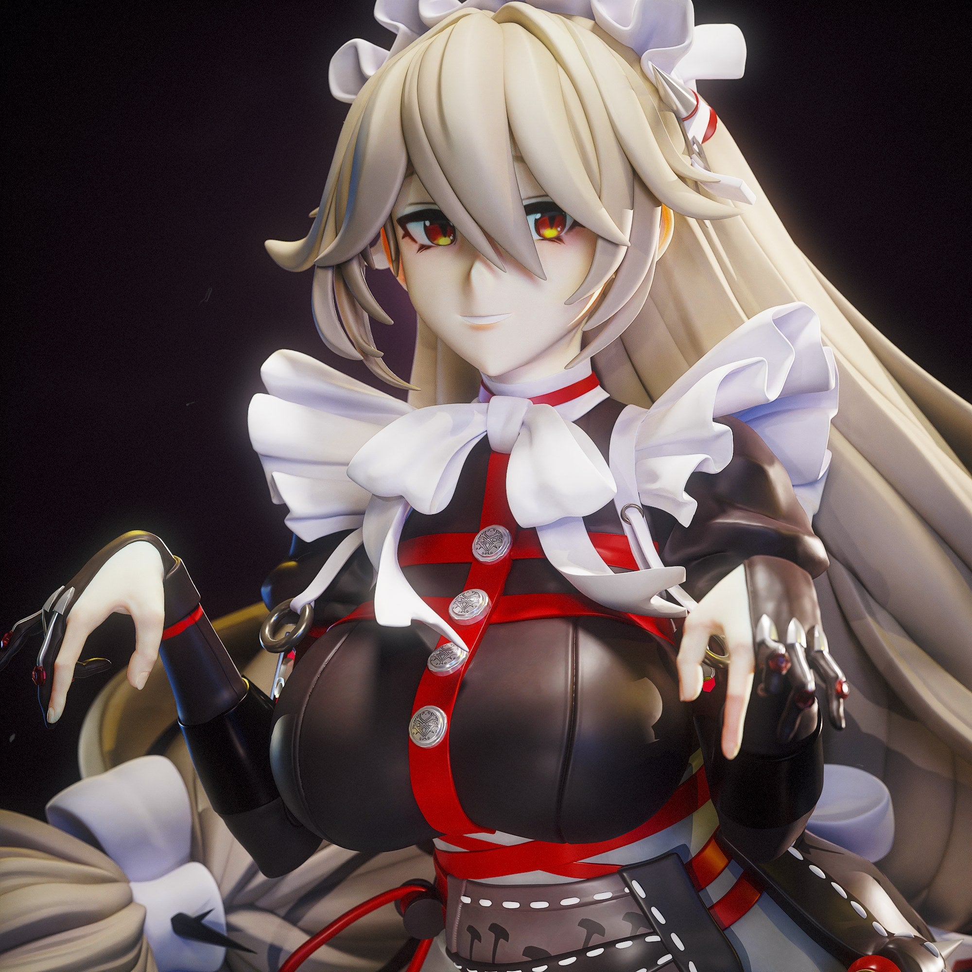 Alexandrina Sebastiane (Zenless Zone Zero) resin figure by Tenshi Figures — studio render 2