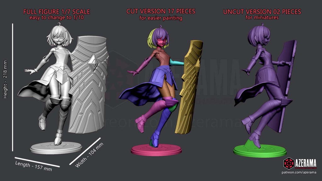 Maple (BOFURI) resin figure by Azerama — studio render 5