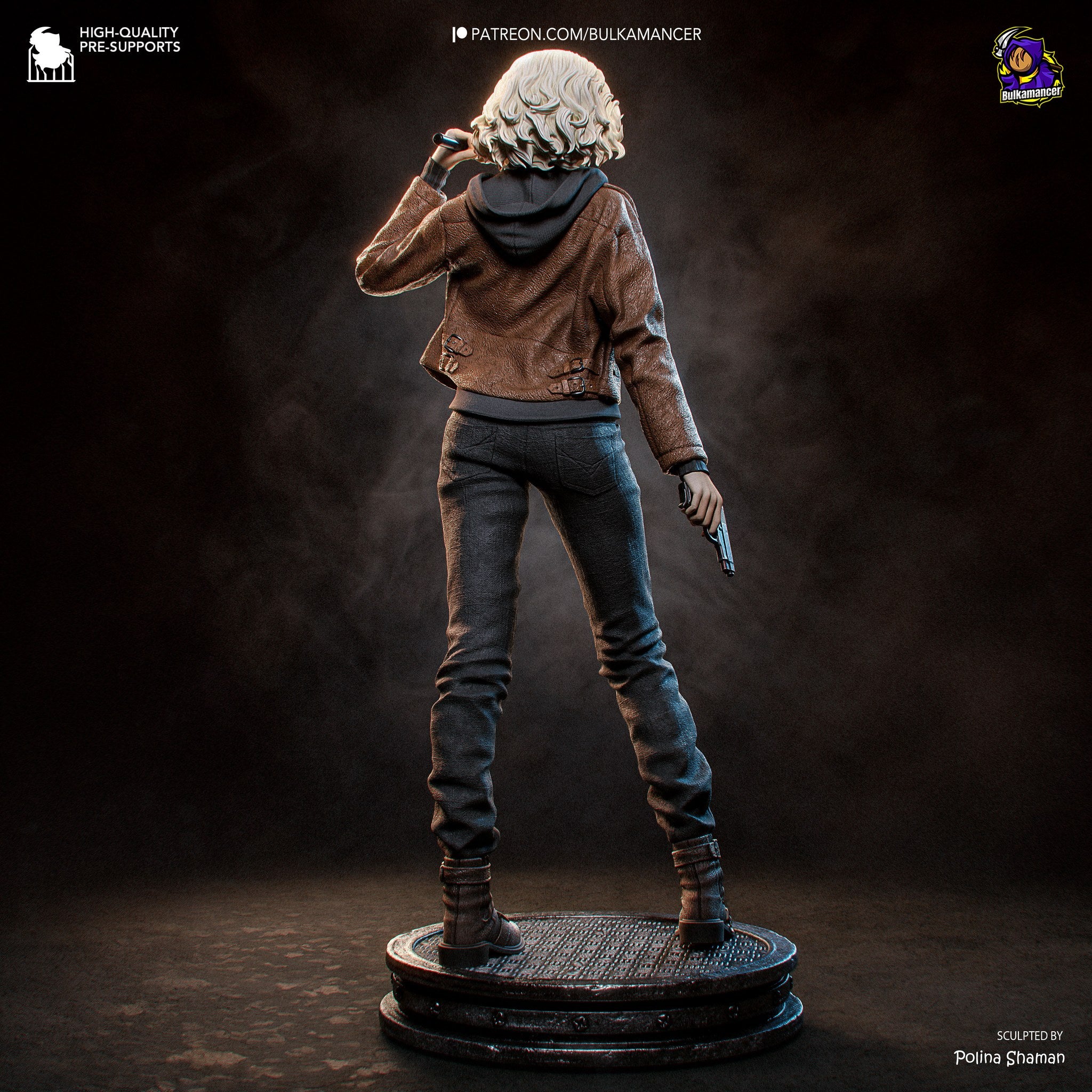 Grace Ashcroft (Resident Evil) resin figure by Bulkamancer — studio render 7