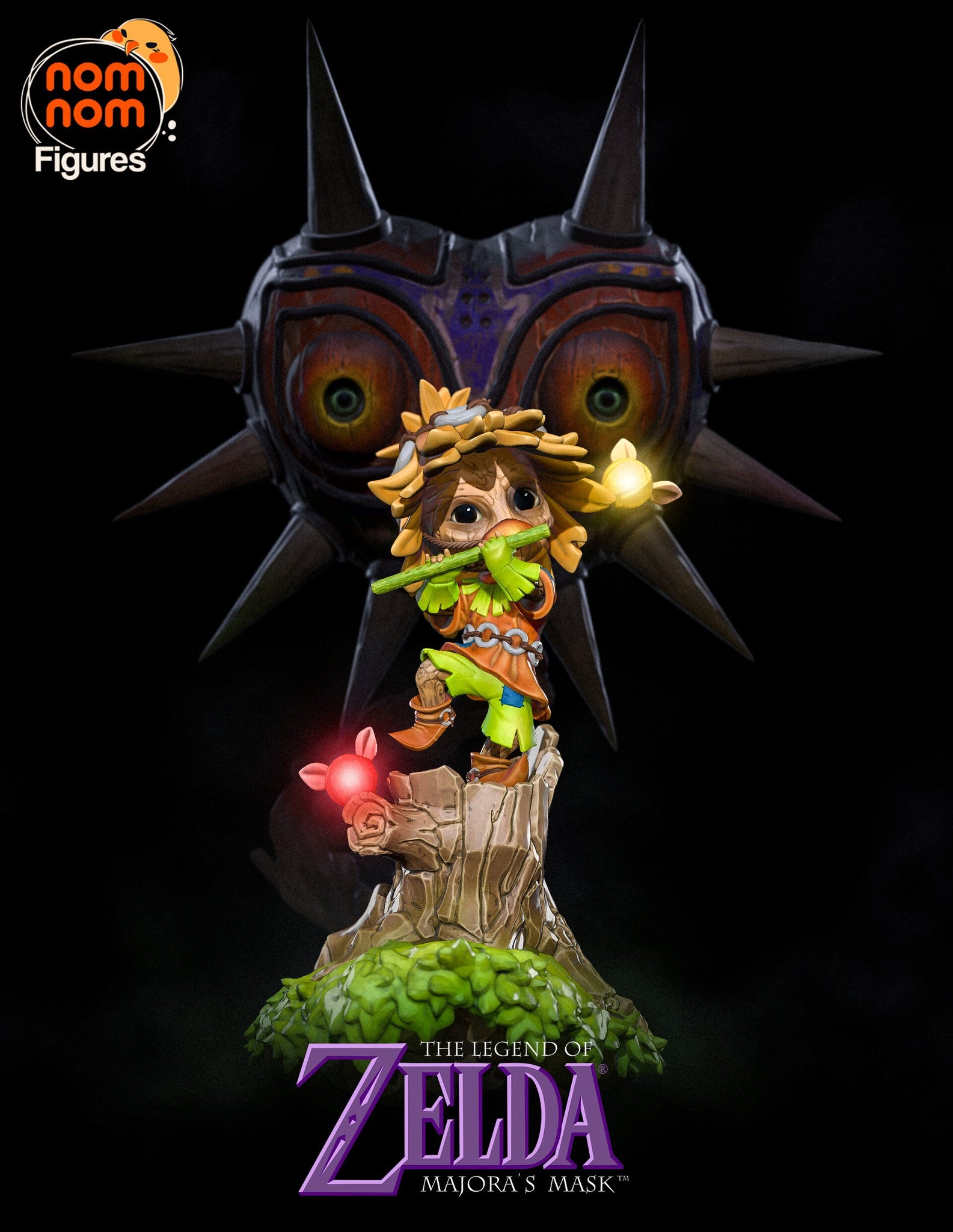Skull Kid The Legend of Zelda resin figure by NomNom Figures — studio preview 1