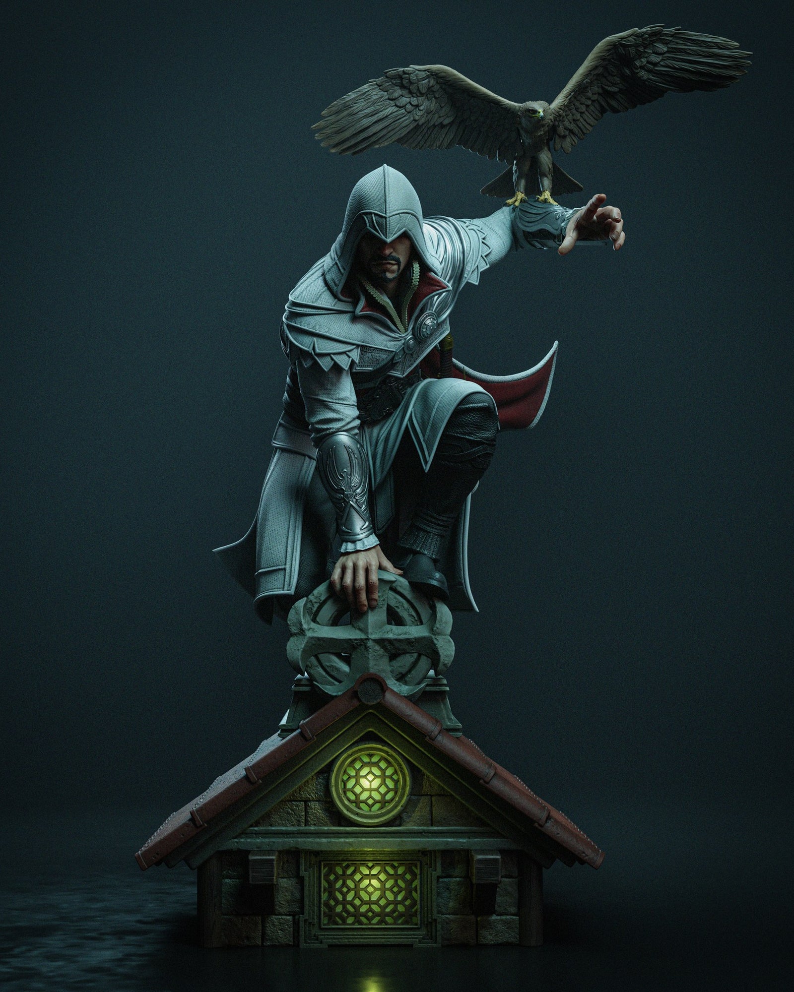 Ezio Auditore Assassin's Creed resin figure by CA 3D Studios — studio preview 2