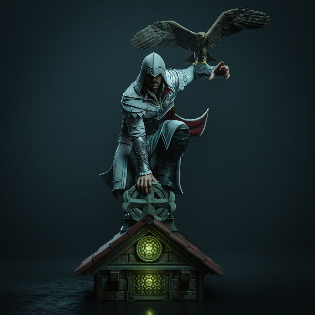 Ezio Auditore Assassin's Creed resin figure by CA 3D Studios — studio preview 2