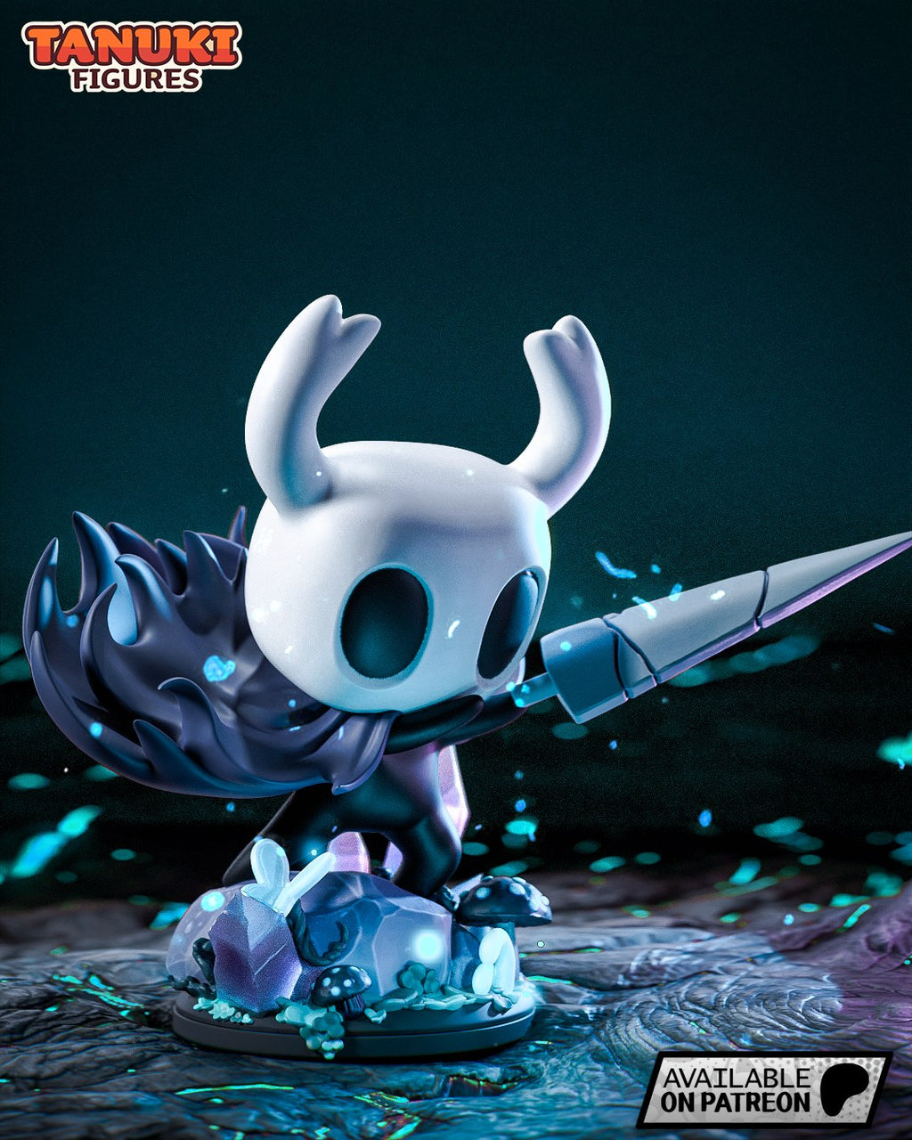 The Knight (Hollow Knight) resin figure by Tanuki Figures — studio render 2