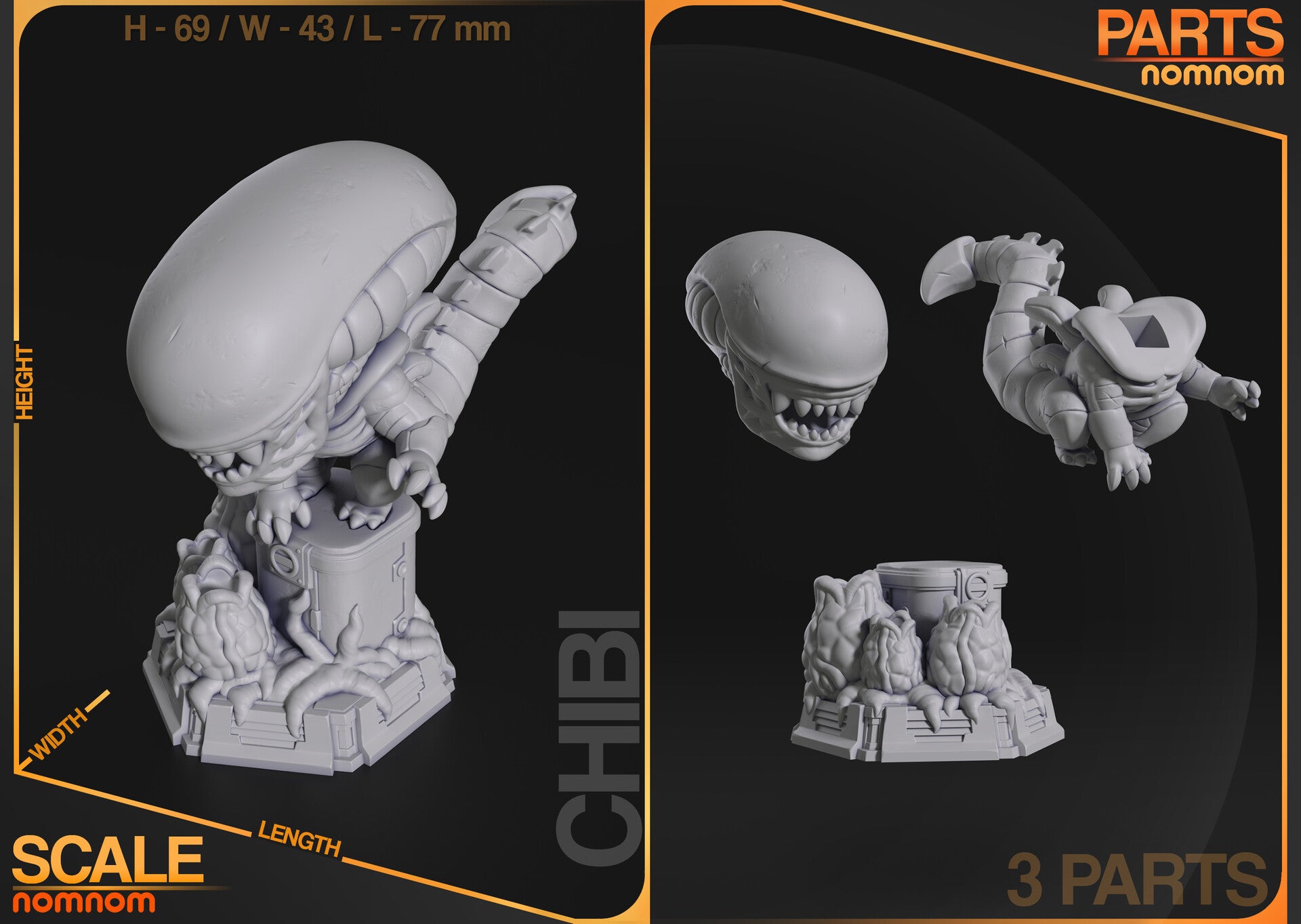 Xenomorph — studio render 2