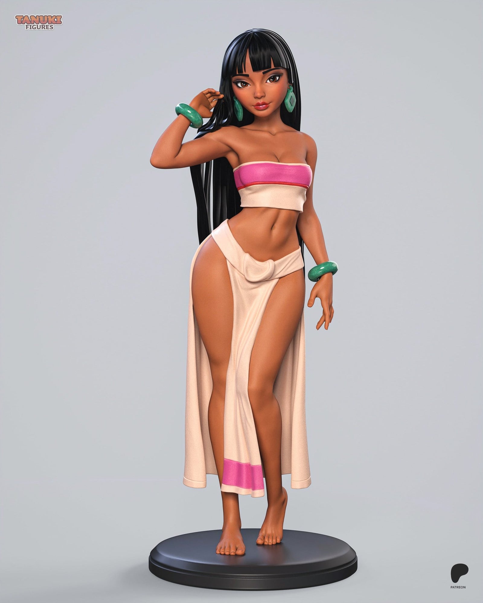 Chel (The Road to El Dorado) resin figure by Tanuki Figures — studio render 1