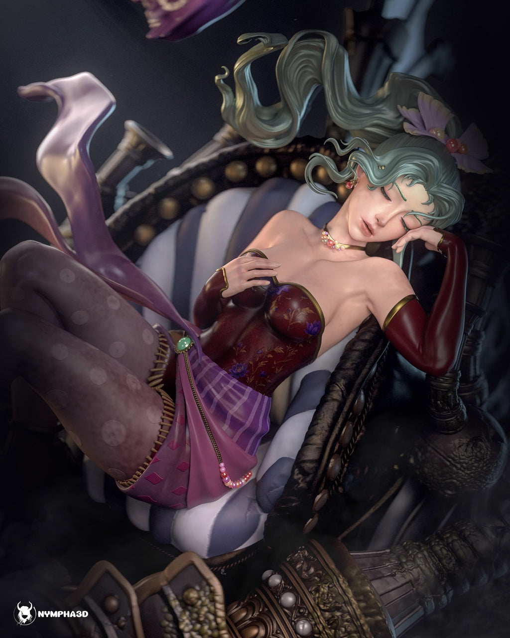 Terra Branford (Final Fantasy VI) resin figure by Nympha — studio render 5