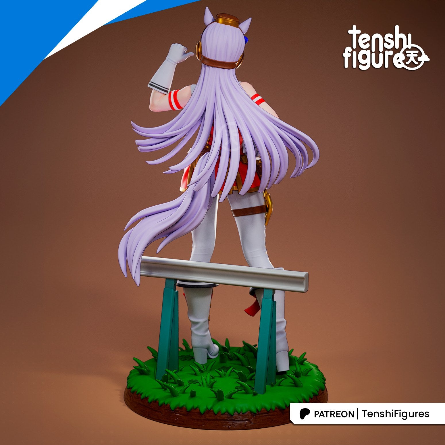 Gold Ship (Uma Musume) resin figure by Tenshi Figures — studio render 7