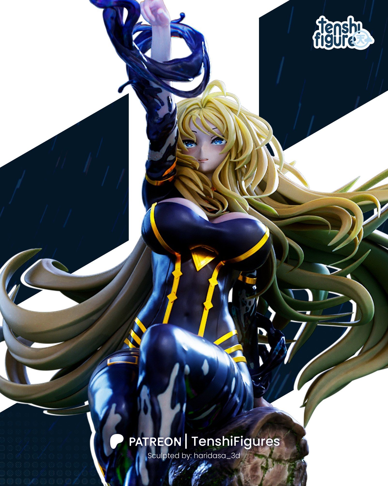 Alpha (The Eminence in Shadow) resin figure by Tenshi Figures — studio render 1