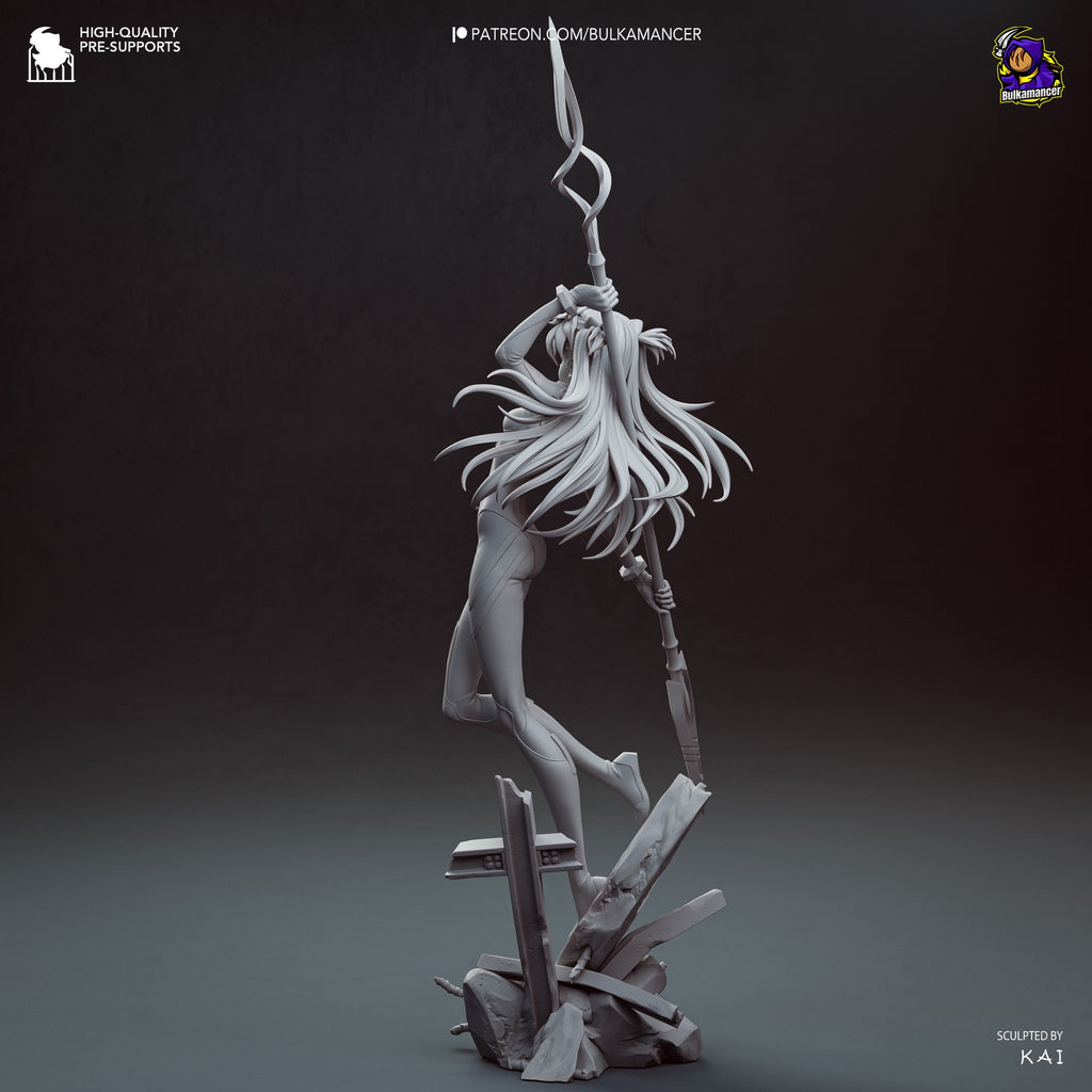 Asuka Langley (Evangelion) resin figure by Bulkamancer — studio render 15