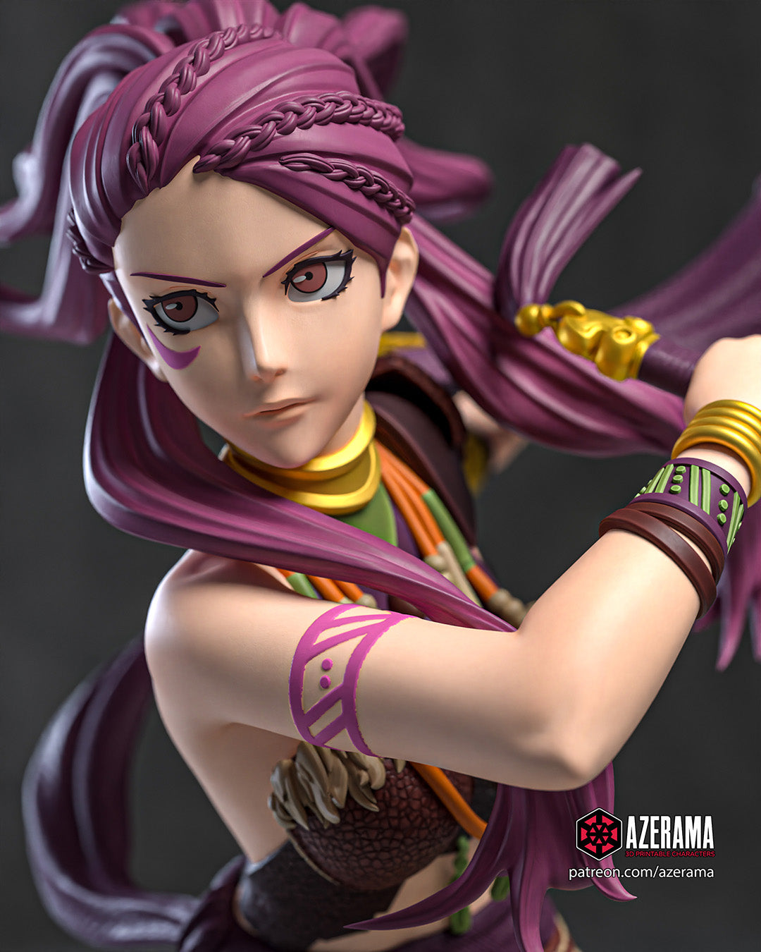 Petra (Fire Emblem) resin figure by Azerama — studio render 2