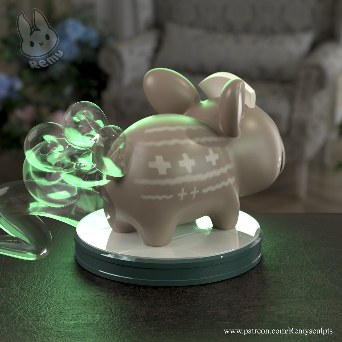 Nimi Nightmare (VTubers) resin figure by RemyJF — studio render 4