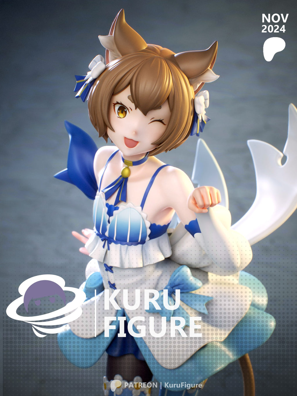 Felix Argyle (ReZero) resin figure by Kuru Figures — studio render 1