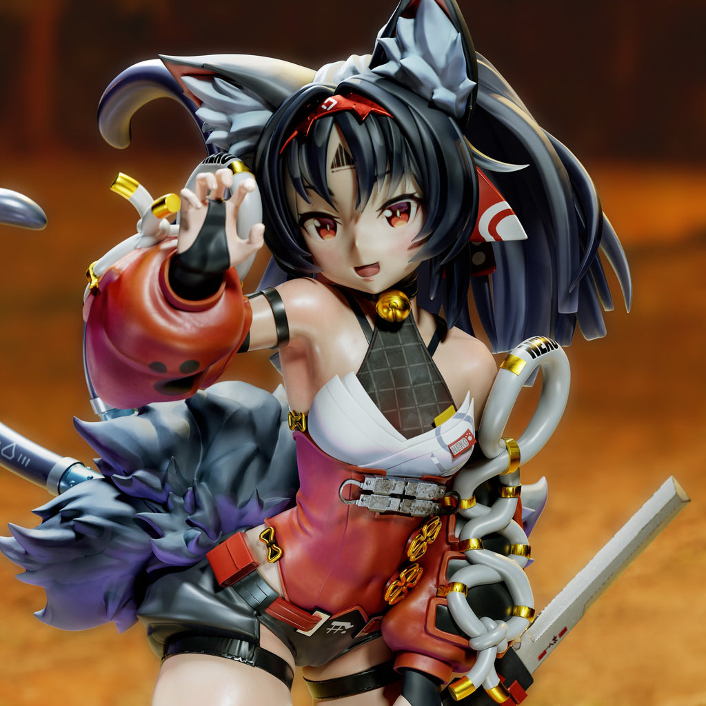 Nekomiya Mana (Zenless Zone Zero) resin figure by Tenshi Figures — studio render 3