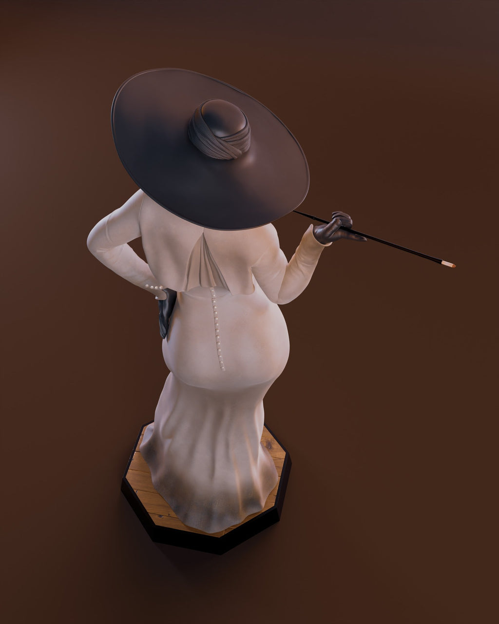 Alcina Dimitrescu (Resident Evil) resin figure by Abe3D — studio render 12