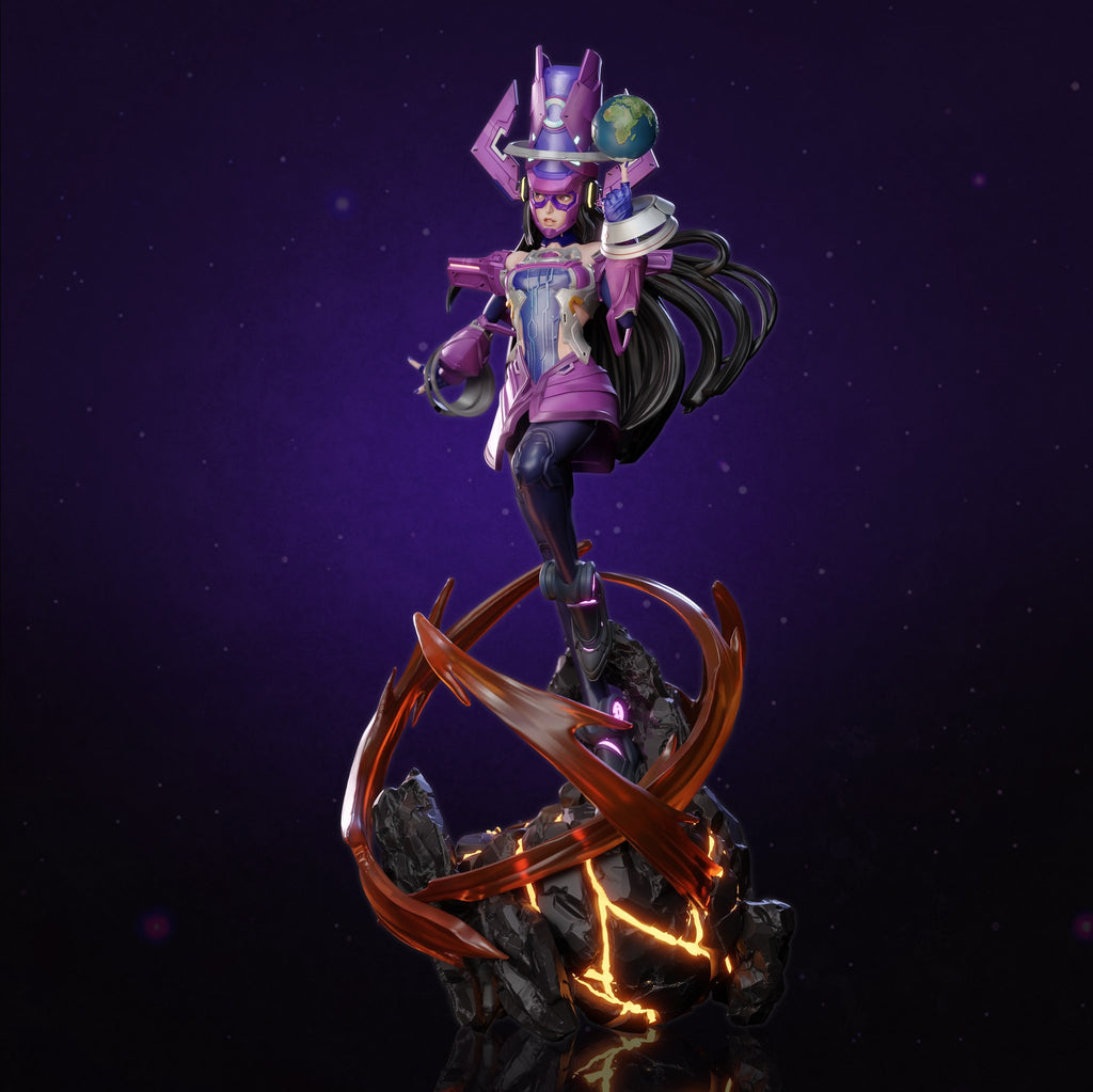 Galacta (Marvel) resin figure by Tenshi Figures — studio render 7