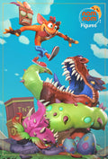 Crash Bandicoot resin figure by NomNom Figures — studio preview 1