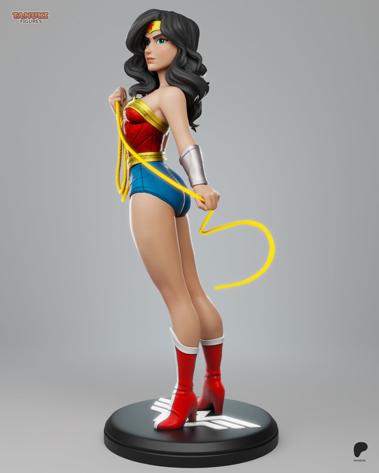 Wonder Woman (DC) resin figure by Tanuki Figures — studio render 2