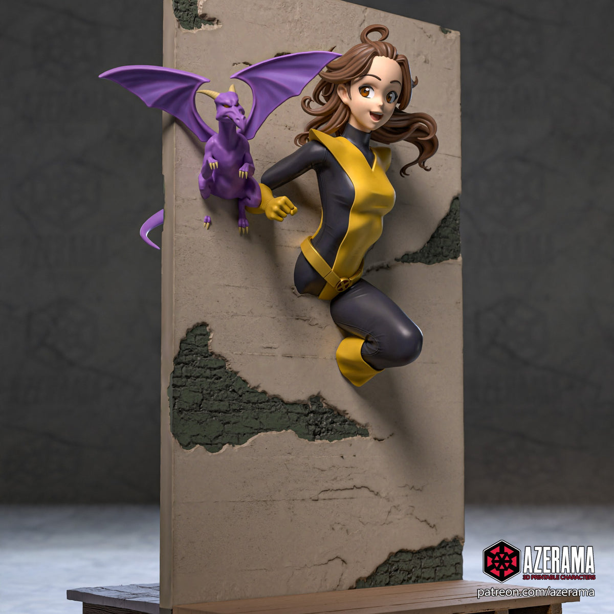 Kitty Pryde (Marvel) resin figure by Azerama — studio render 2