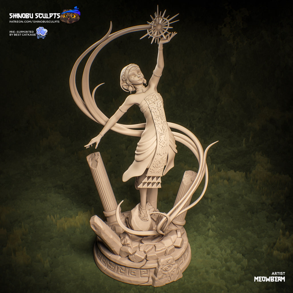 Zelda (The Legend of Zelda) resin figure by Shinobu Sculpts — studio render 5
