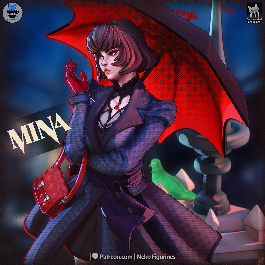 Mina (Deadlock) resin figure by Neko Figurines — studio render 8