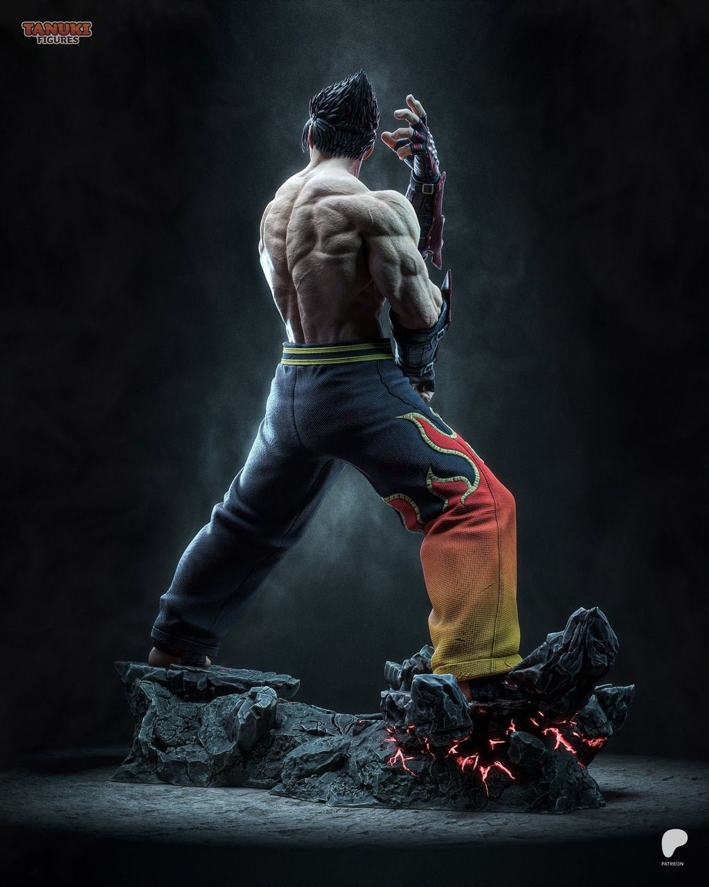 Jin Kazama (Tekken) resin figure by Tanuki Figures — studio render 6