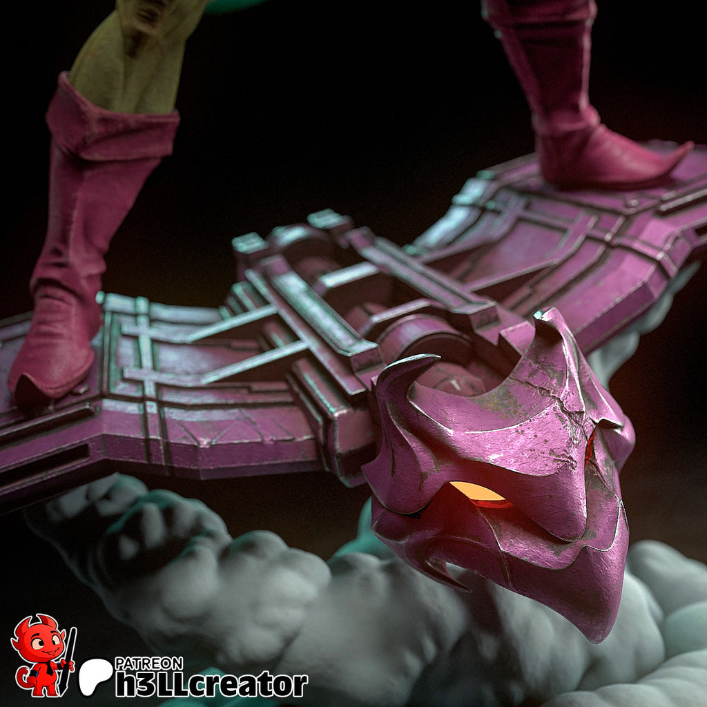 Green Goblin (Marvel) resin figure by h3LLcreator — studio render 5
