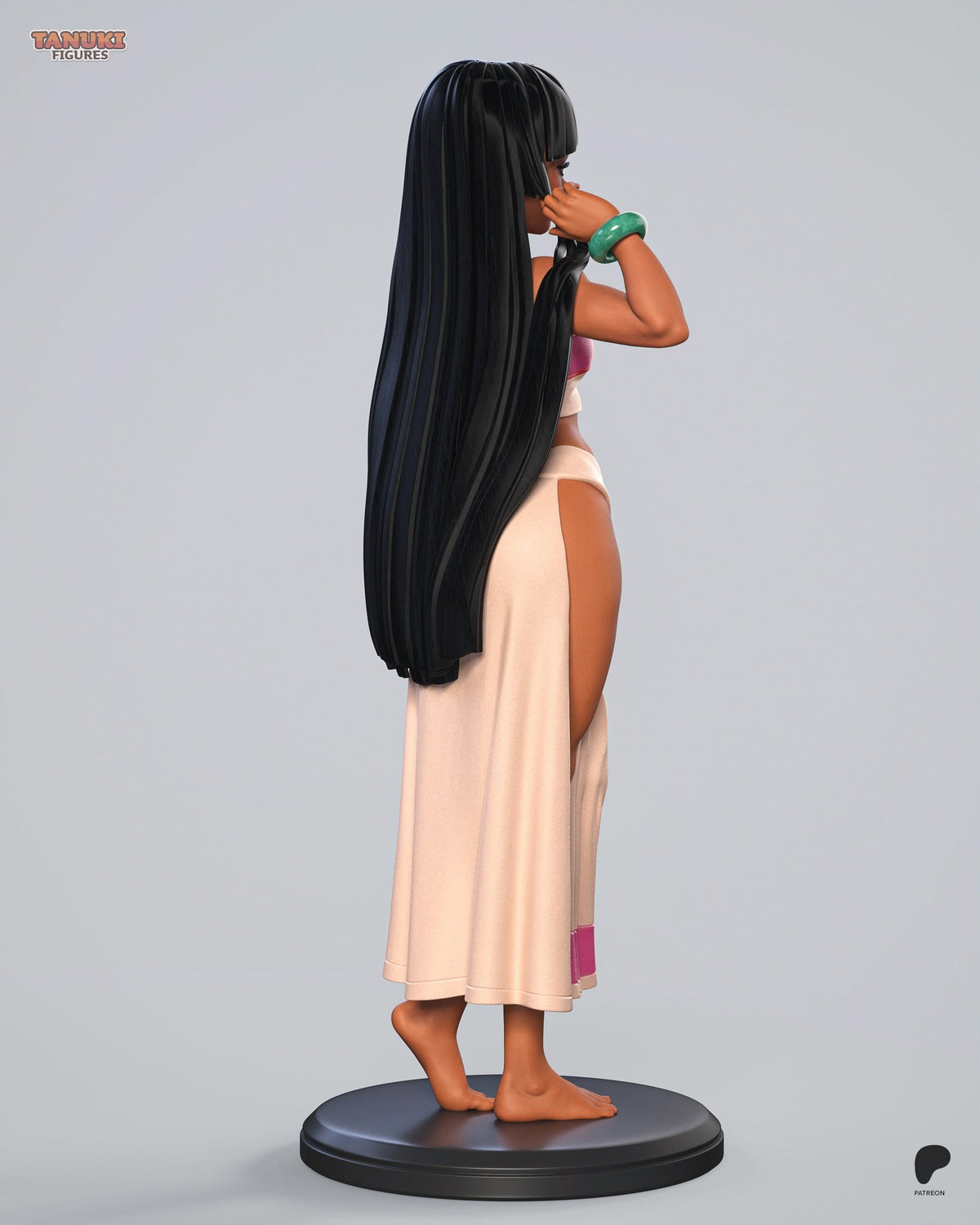 Chel (The Road to El Dorado) resin figure by Tanuki Figures — studio render 3