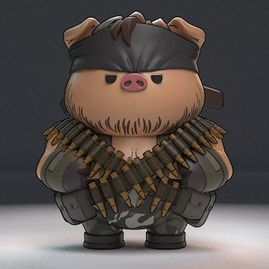 Solid Snake (Metal Gear Solid) resin figure by h3LLcreator — studio render 4