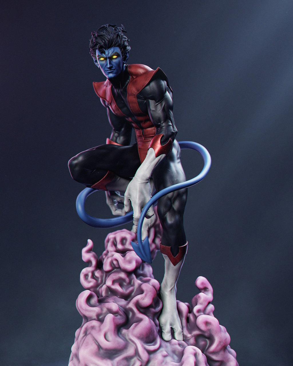 Nightcrawler Marvel resin figure by CA 3D Studios — studio preview 1