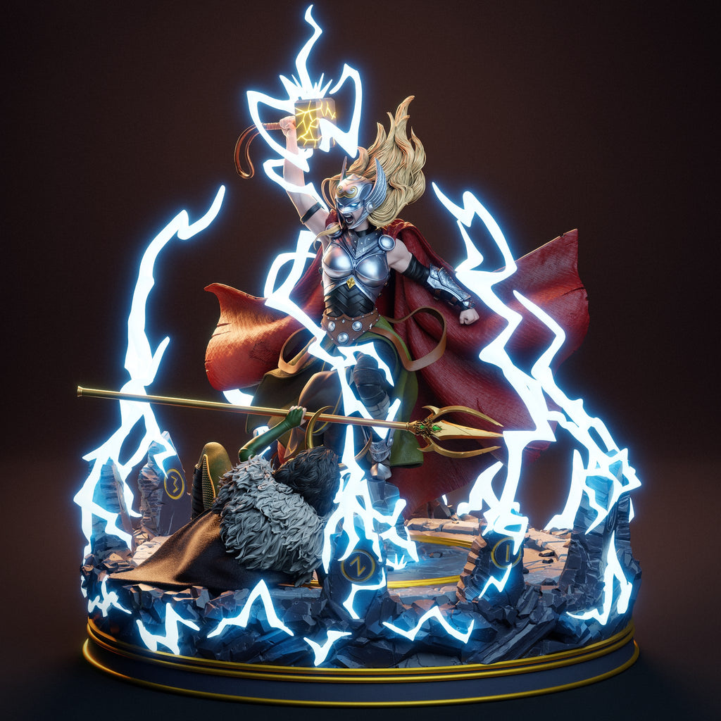 Jane Foster Marvel resin figure by CA 3D Studios — studio preview 5