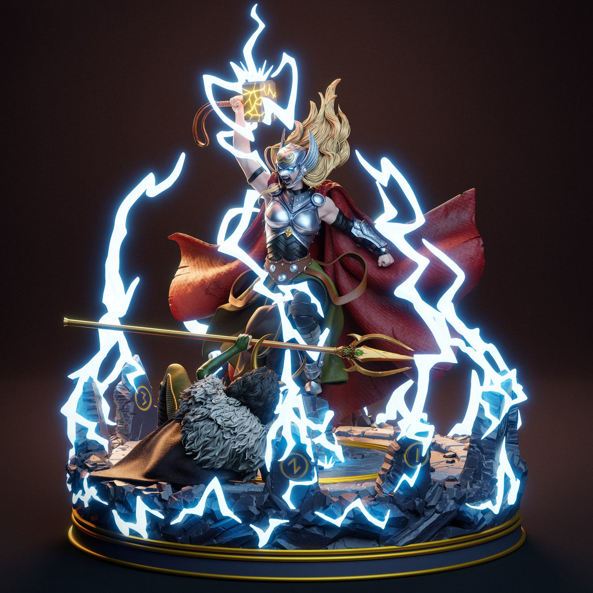 Jane Foster Marvel resin figure by CA 3D Studios — studio preview 5