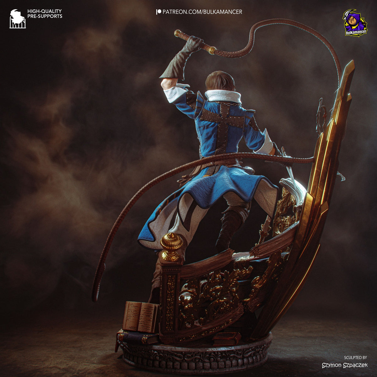 Richter Belmont (Castlevania) resin figure by Bulkamancer — studio render 6