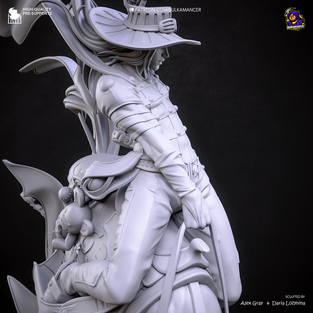 Gyro Zeppeli (Jojo's Bizarre Adventure) resin figure by Bulkamancer — studio render 21