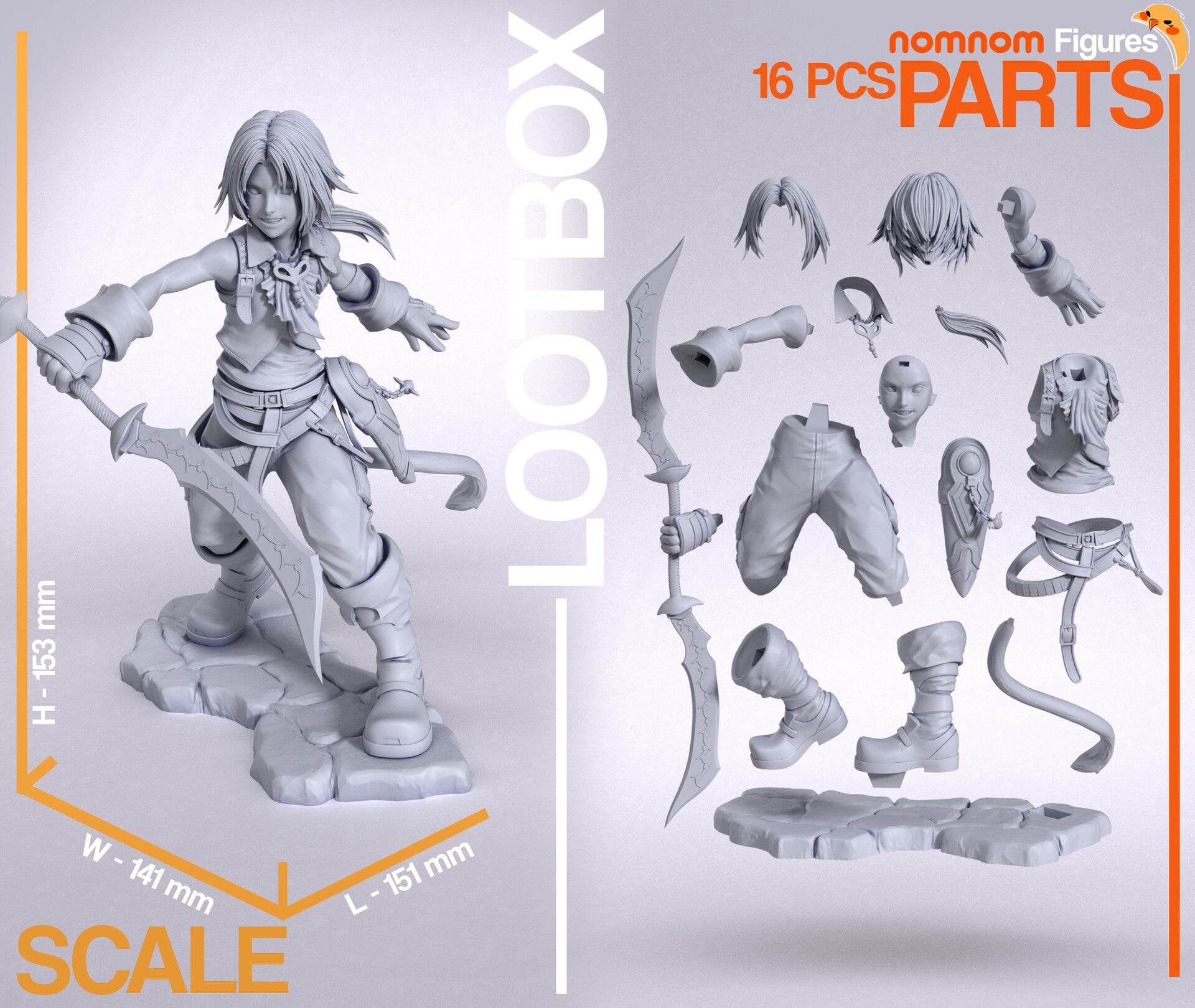 Zidane Tribal — studio render 2