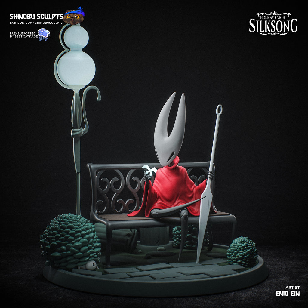Hornet (Hollow Knight) resin figure by Shinobu Sculpts — studio render 3