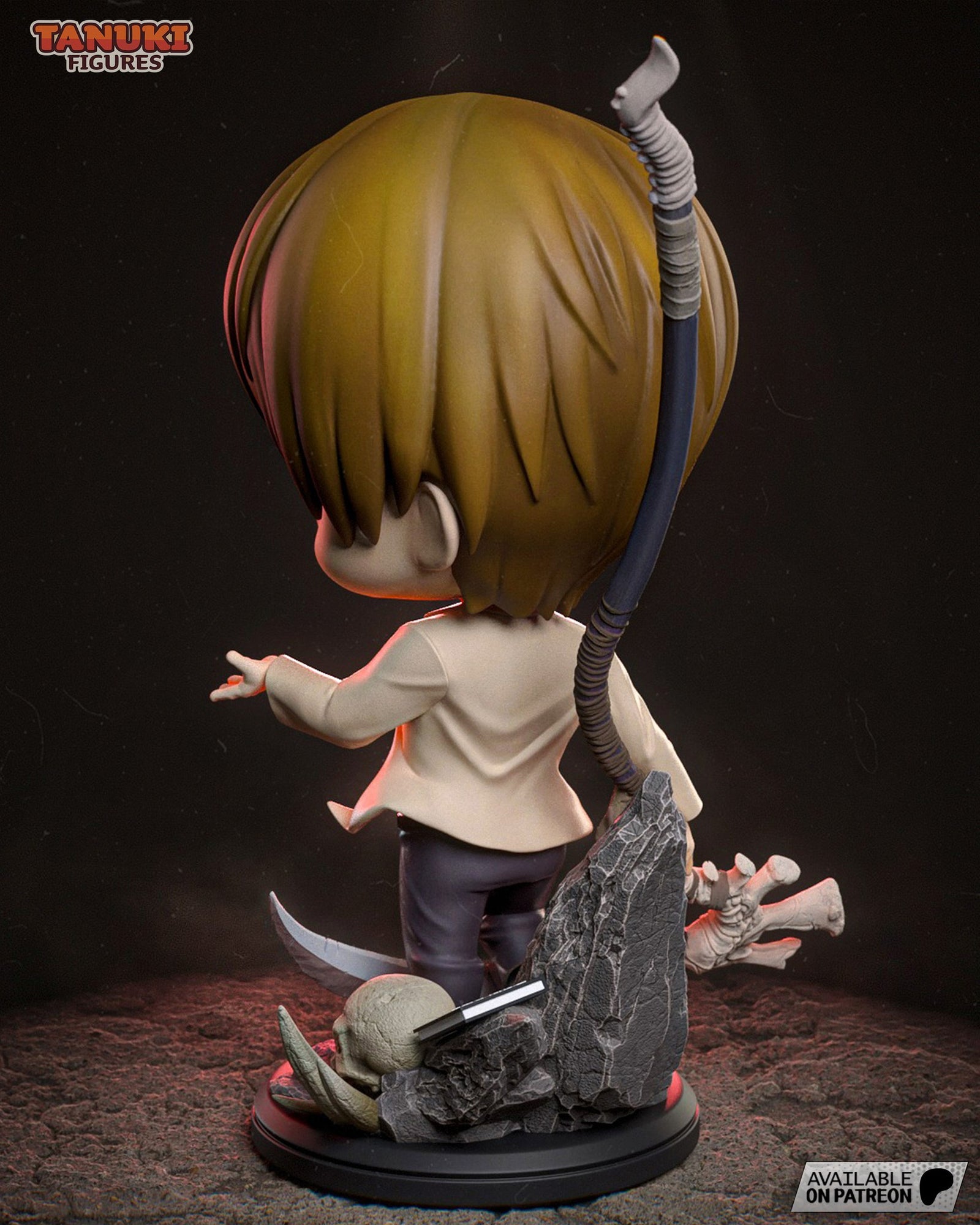 Light Yagami (Death Note) resin figure by Tanuki Figures — studio render 5