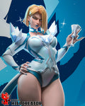 Emma Frost (Marvel) resin figure by h3LLcreator — studio render 1