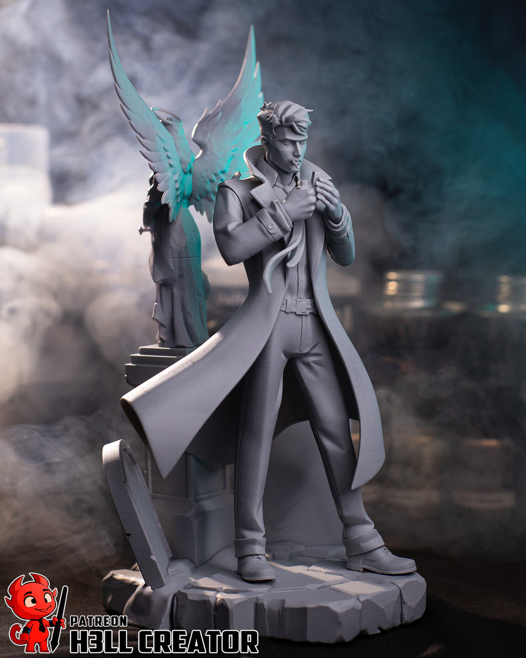 John Constantine (DC) resin figure by h3LLcreator — studio render 11