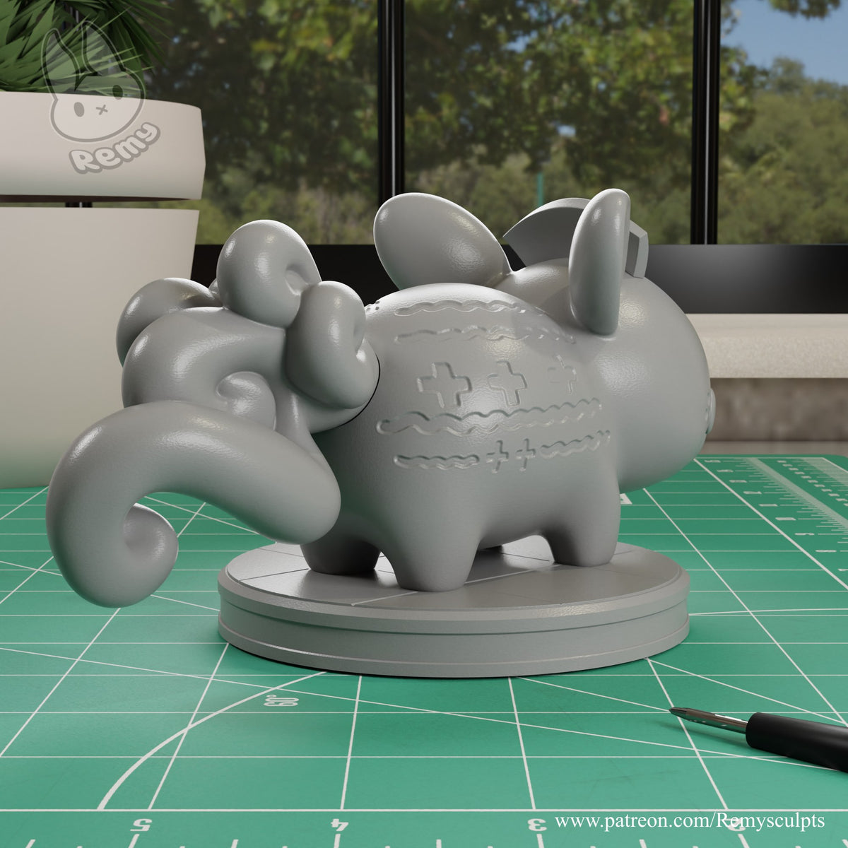 Nimi Nightmare (VTubers) resin figure by RemyJF — studio render 6