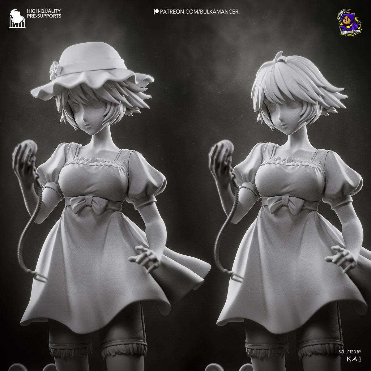 Mayuri Shiina (Steins Gate) resin figure by Bulkamancer — studio render 12