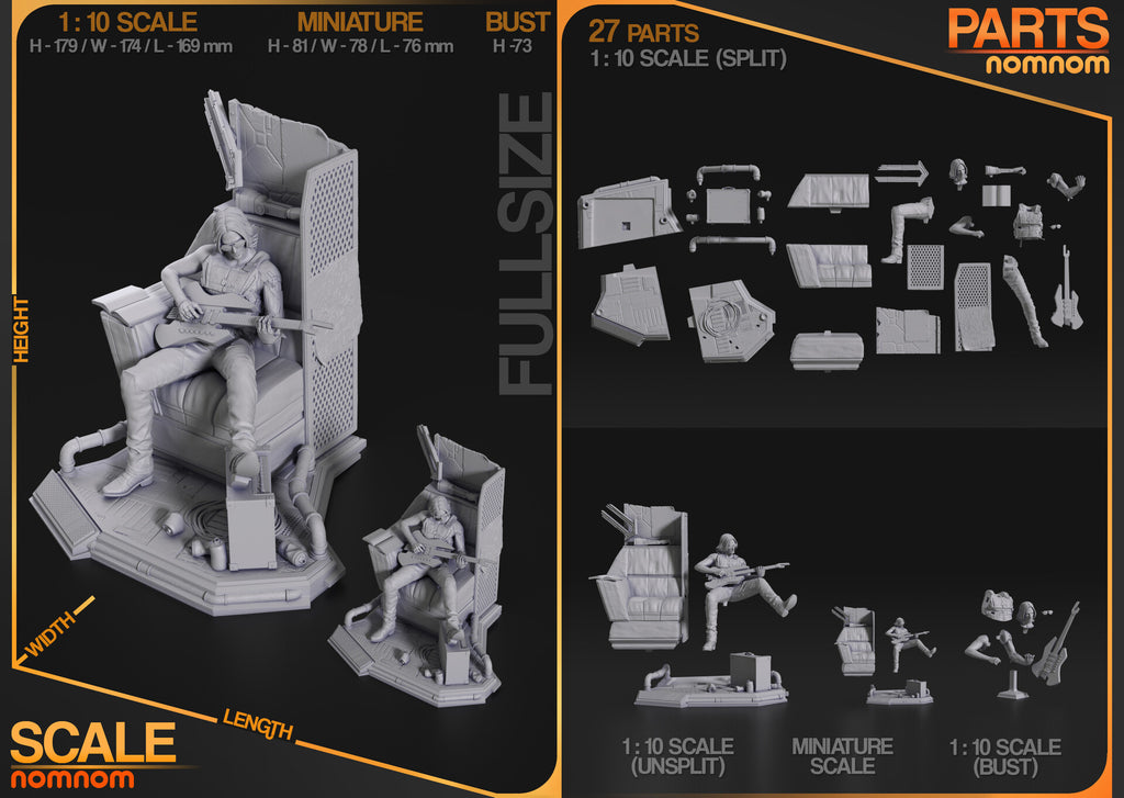 Johnny Silverhand — studio render 3