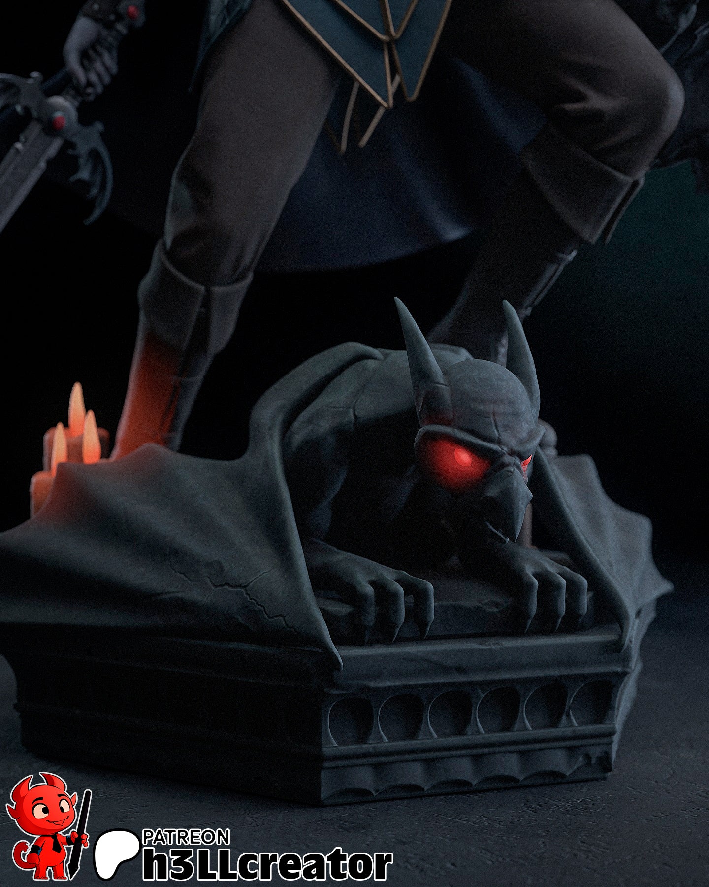 Strahd von Zarovich (Dungeons and Dragons) resin figure by h3LLcreator — studio render 10