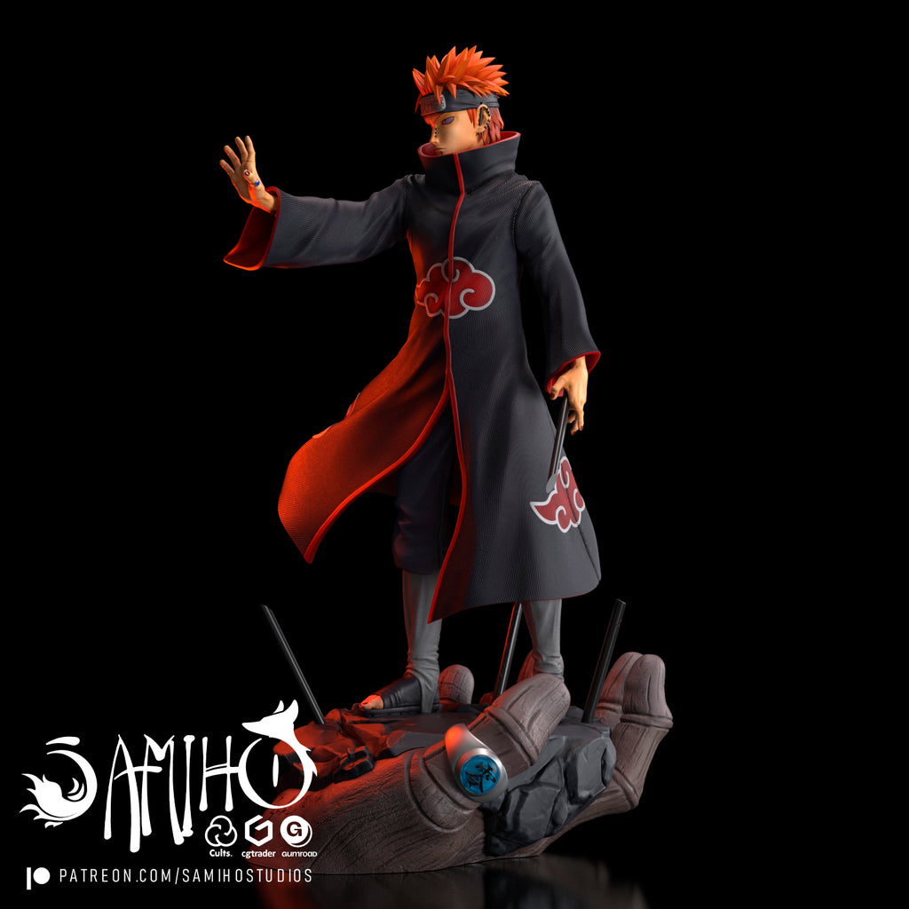 Pain Naruto resin figure by Samiho Studios — studio preview