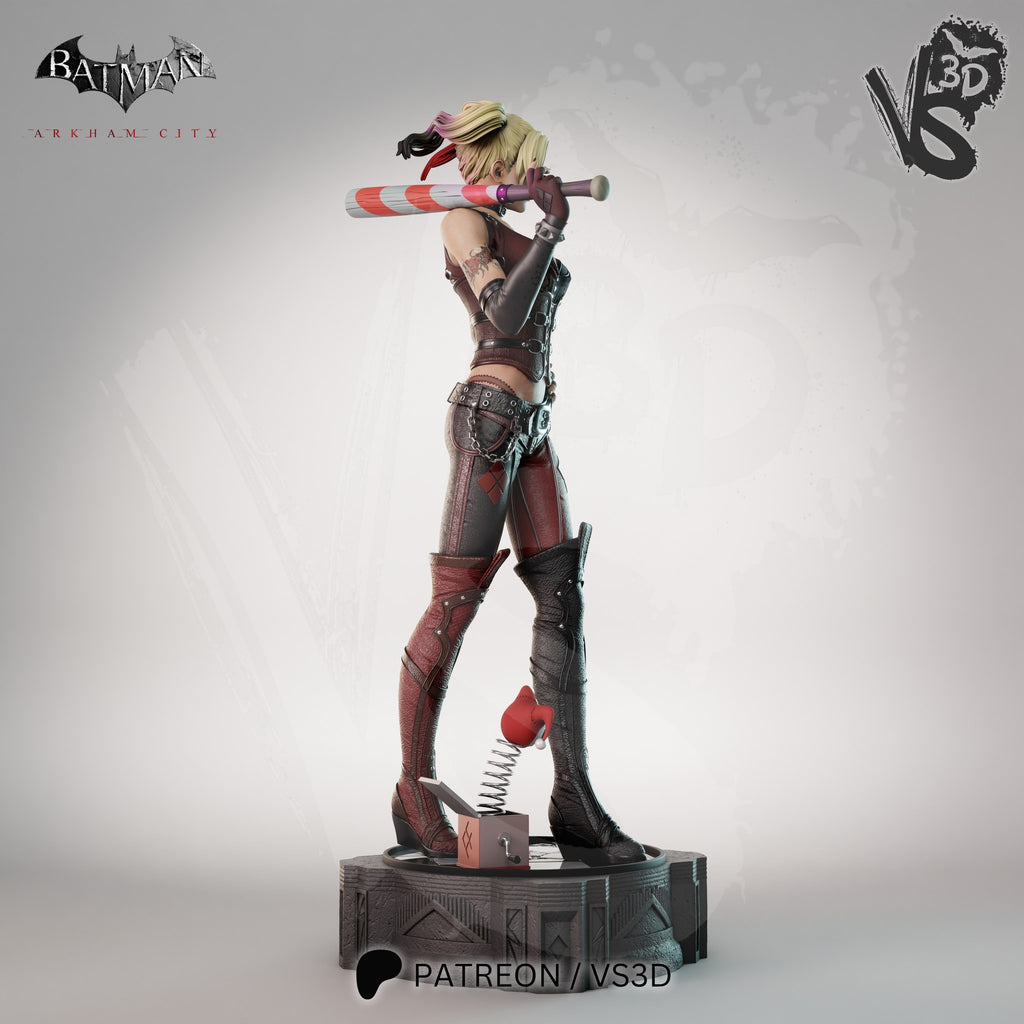 Harley Quinn DC resin figure by VS3D — studio preview