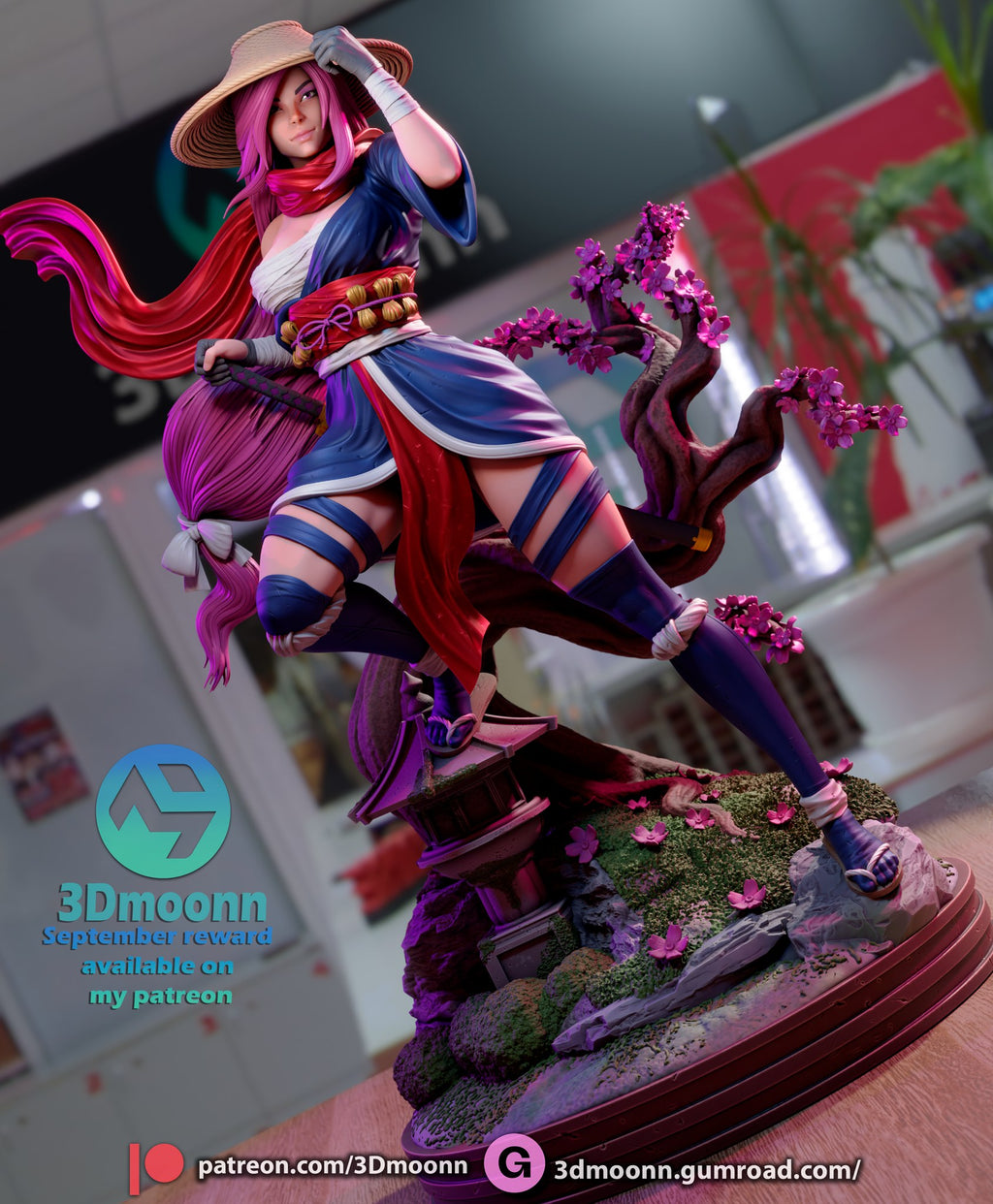 psylocke marvel 3dmoonn
