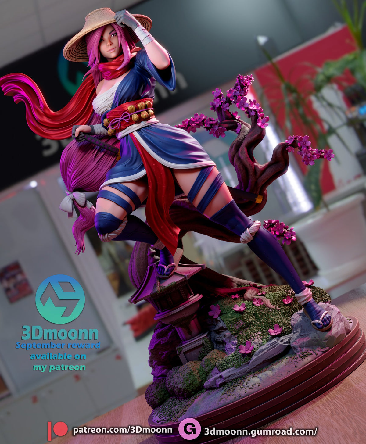 psylocke marvel 3dmoonn