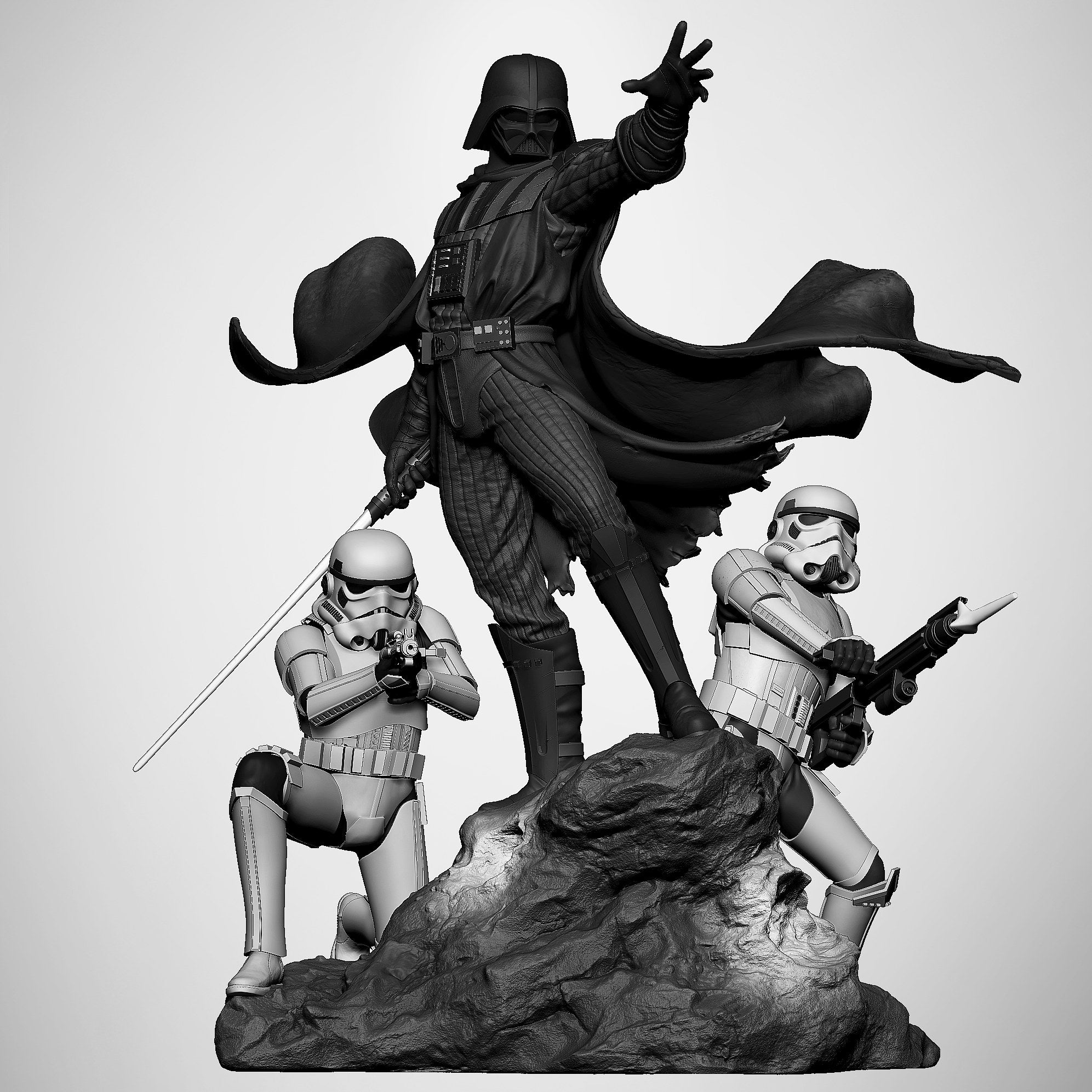 Darth Vader — studio render 8