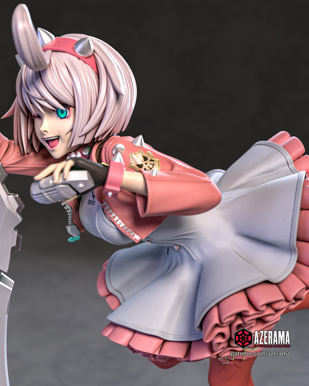 Elphelt (Guilty Gear) resin figure by Azerama — studio render 3