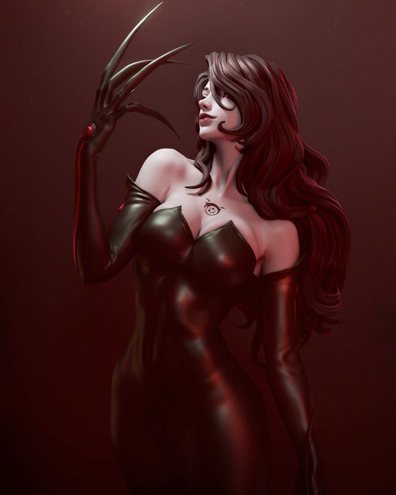 Lust Fullmetal Alchemist resin figure by CA 3D Studios — studio preview 1