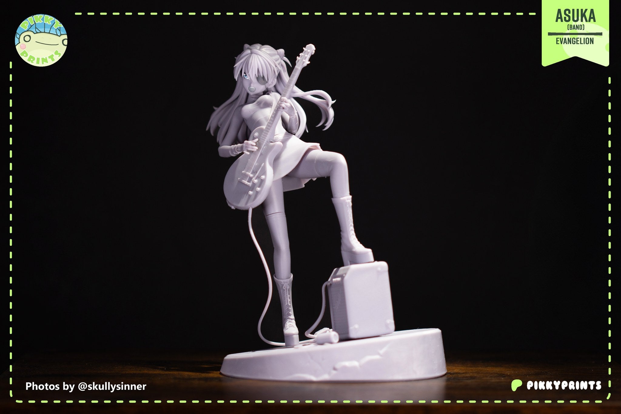 Asuka Langley (Evangelion) resin figure by PikkyPrints — studio render 12